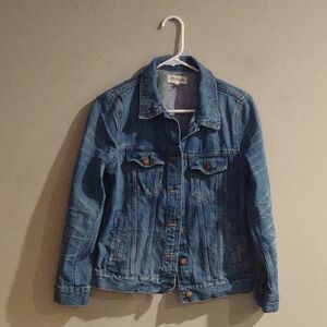 Madewell Women's Medium Classic‎ Blue Denim Jacket